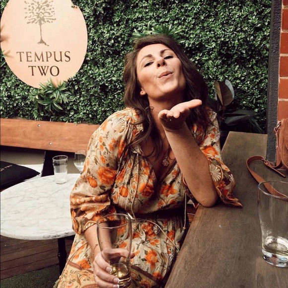 Long Sleeve Boho Floral Gypsy Print Maxi Dress - Picture 5 of 13